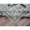 Heriz Wool Hand Knotted Rug Grey 8.0x9.9 -O0321