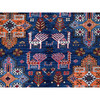 Kazak Wool Hand Knotted Rug Blue 8.4x9.6 -O0555