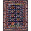 Kazak Wool Hand Knotted Rug Blue 8.4x9.6 -O0555