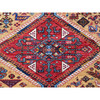 Kazak Wool Hand Knotted Rug Yellow 8.7x9.11 -O0558