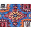 Kazak Wool Hand Knotted Rug Blue 8.3x9.6 -O0567