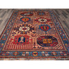 Kazak Wool Hand Knotted Rug Orange 5.10x7.8 -O0570