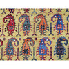 Kazak Wool Hand Knotted Rug Yellow 6.1x8.10 -O0574