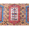 Kazak Wool Hand Knotted Rug Brown 6.0x8.6 -O0579