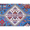 Kazak Wool Hand Knotted Rug Blue 5.10x9.2 -O0581