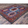 Kazak Wool Hand Knotted Rug Blue 5.11x7.8 -O0588