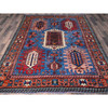 Kazak Wool Hand Knotted Rug Blue 5.11x7.8 -O0588