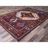 Kazak Wool Hand Knotted Rug Ivory 6.0x8.6 -O0589