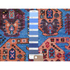 Kazak Wool Hand Knotted Rug Blue 5.4x6.8 -O0591