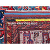 Kazak Wool Hand Knotted Rug Red 5.0x6.4 -O0593