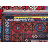 Kazak Wool Hand Knotted Rug Blue 4.2x6.2 -O0602