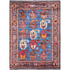 Kazak Wool Hand Knotted Rug Blue 4.4x5.9 -O0604