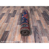 Kazak Wool Hand Knotted Rug Blue 2.8x9.6 -O0623