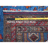 Kazak Wool Hand Knotted Rug Blue 2.10x4.6 -O0628