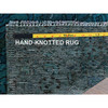 Overdyed & Vintage Wool Hand Knotted Rug Teal 2.0x2.11 -O0845