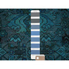 Overdyed & Vintage Wool Hand Knotted Rug Teal 2.0x2.11 -O0845