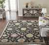 Transitional Hand Knotted Rug Wool & Silk - KAA9010