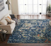 Transitional Hand Knotted Rug Wool & Silk - KKH3520