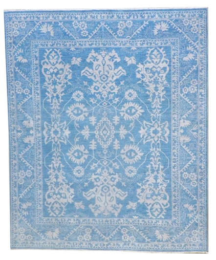 Oushak Chobie Natural-dye 8'0"x10'0" Hand-knotted Rug -w999 w999 physical All Rugs New