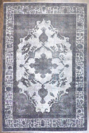 Over-dye Vintage Color Reform Tabriz 6'0"x9'0" Hand-knotted Rug -W905