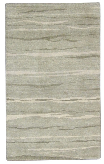 Modern 3'0"x5'0" Hand-knotted Rug -w180