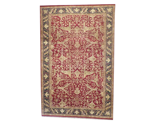 Agra Ziegler Antique Wash Hand knotted Rug 12'1" x 18'6" - w1127