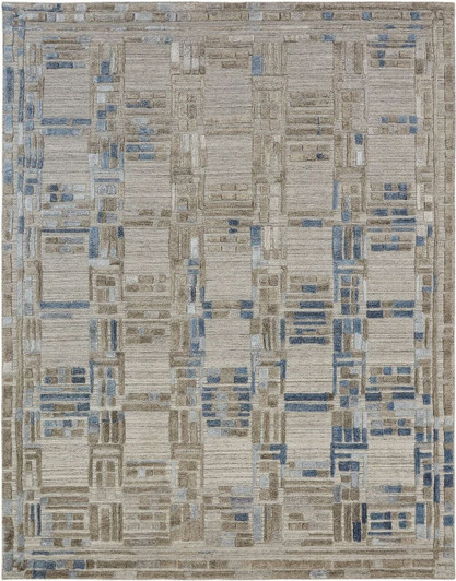 Hand Loom Wool & Silk Modern Rug KTT5970
