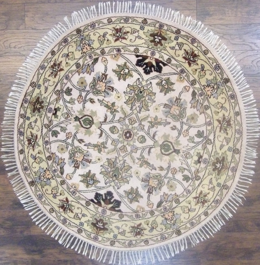 Turkish Weave Ziegler 6' x 6' Hand-knotted Rug - w446