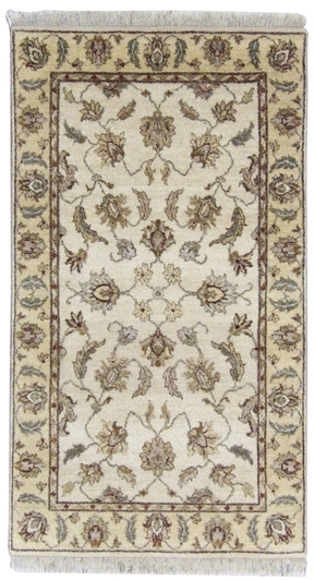 Indo Chobie 3'0"x5'0" Hand-knotted Rug -w133