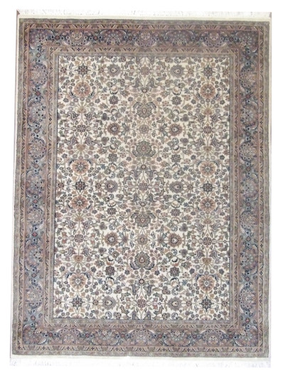Fine Persian Kashan 5'0"x8'0" Hand-knotted Rug -W11211