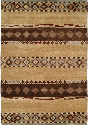 Hand Knotted Wool Southwest/Tribal Rug KMV6960
