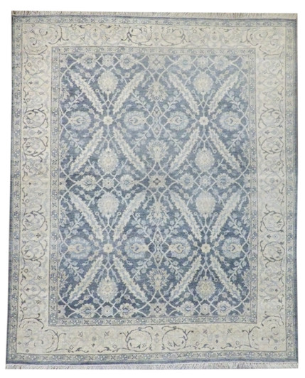 Turk Oushak Natural-dye 8'0"x10'0" Hand-knotted Rug -w11303