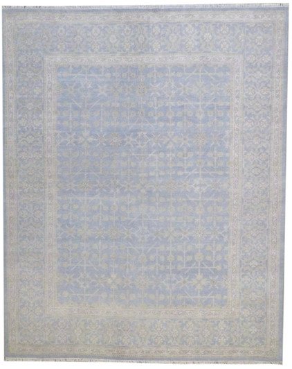 Khotan Chobie White Wash 8'0'' x 10'0'' Hand-knotted Rug - w1203