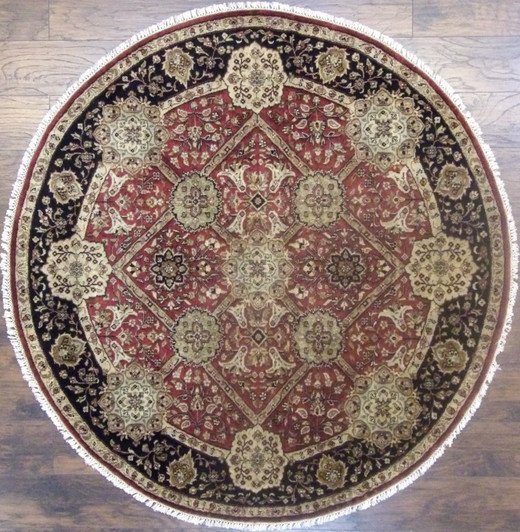 Fine Persian Tabriz 6'0"x6'0" Hand-knotted Rug -w466