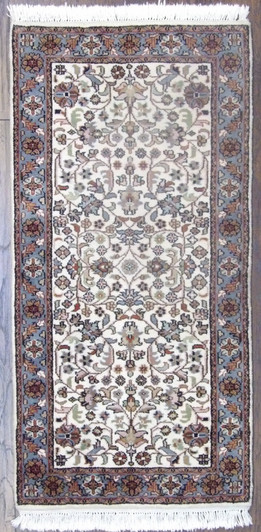 Fine Persian Kashan 2'0"x4'0" Hand-knotted Rug -w11187