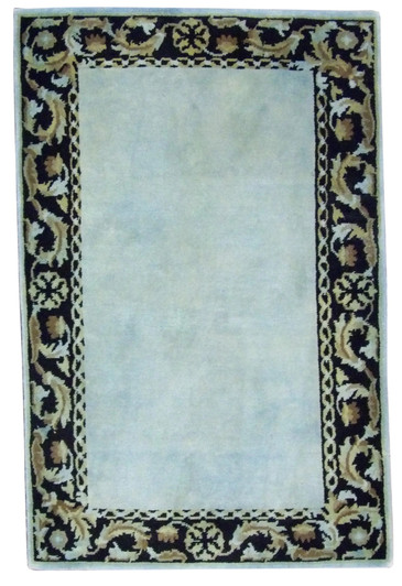 Modern European 3'0"x5'0" Hand-knotted Rug -w194