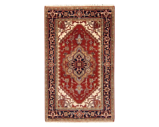 Tribal Sherapi 3 x 5 Hand-knotted Rug - w144