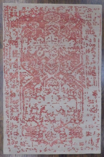 Modern Broken High Low 6'0"x9'0" Hand-knotted Rug -w724