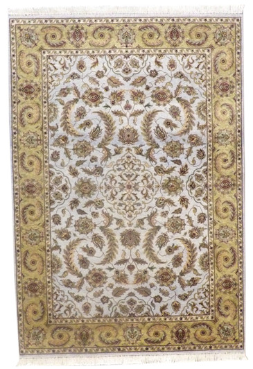 Fine Ziegler Tie Dye 6'0x9'0" Hand-knotted Rug -W913