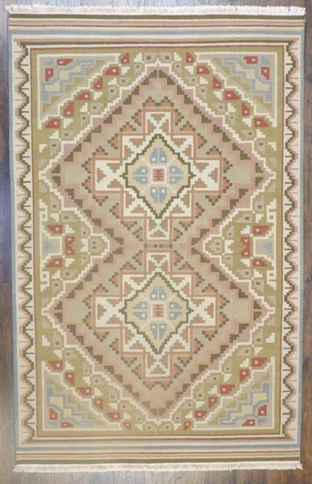 Tribal Soumak 6'0"x9'0" Hand-knotted Rug -W893