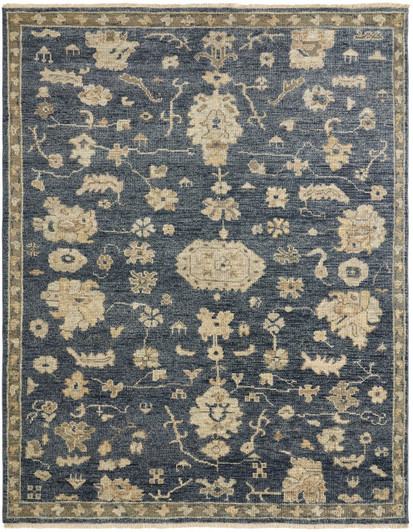 Hand Knotted Wool Oushak Rug KLL7480