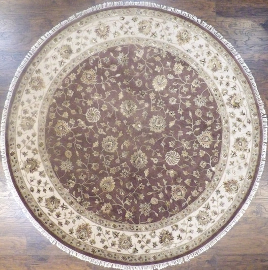 Jaipur S/W Kashan 9'0"x9'0" Hand-knotted Rug -w502