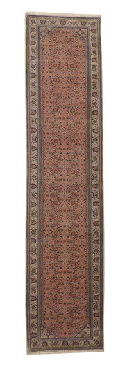 Traditional Fine Mashada Wool Hand Knotted Rug 2.11x12.8 -w20030