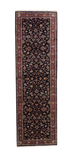 Traditional Fine Heraki Wool Hand Knotted Rug 2.11x9.3 -w20024