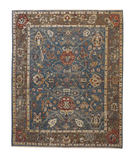 Traditional Colorful Zigler Wool Hand Knotted Rug 8x10 -w5045