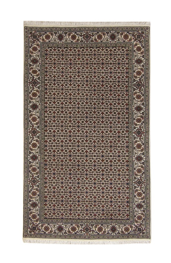 Traditional Indo Bidjar Wool Hand Knotted Rug 3x5 - w5089