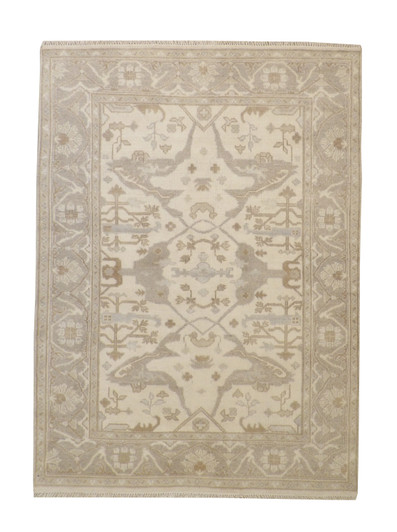 Traditional Zigler Wool/silk Hand Knotted Rug 6X9 - W20346