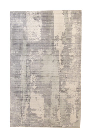 Modern Abstract Design Viscose Hand loom Rug 5.0X8.0 - w2058