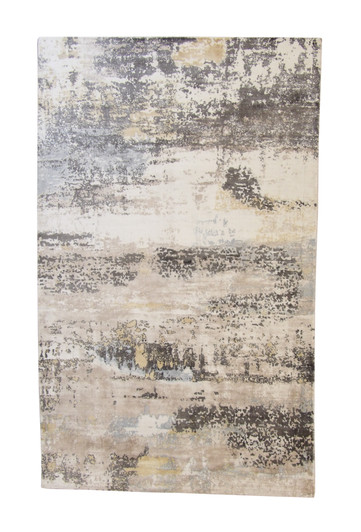 Modern Abstract Design Viscose Hand Loom Rug 5.0X8.0 - w5128