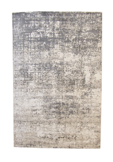 Modern Abstract Design Viscose Hand Loom Rug 5.0X8.0 - w5129